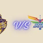 kolkata knight riders vs lucknow super giants timeline