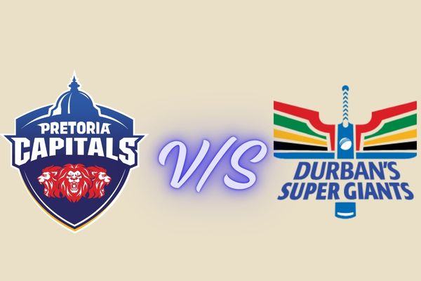 pretoria capitals vs durban super giants timeline