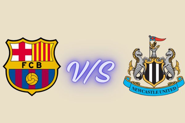 fc barcelona vs newcastle united f.c. timeline